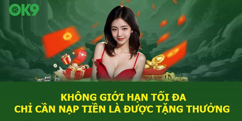 Khuyen mai OK9 nap tien sieu hap dan duoc ap dung cho khach hang